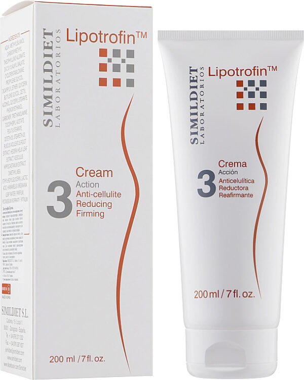 Антицелюлітний крем, покращення тонусу шкіри Lipotrofin Сrema