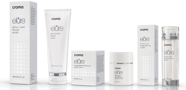 Набір Elure 3 positions: Facial wash, Brightening Lotion, Brightening Night Cream