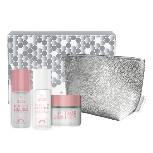 Подарунковий набір з 24 каратним золотом для вікової шкіри Radiance Kit
